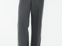 Ультраширокие джинсы с люрексом, Серый