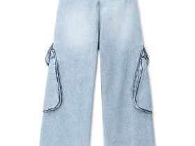 Джинсы с брелоком для девочки