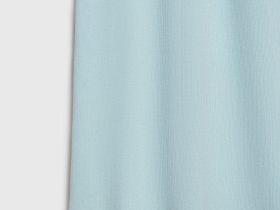 Платье в рубчик с воротником поло, Зеленый