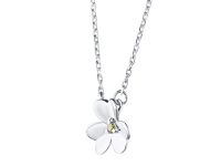 Колье из серебра с бриллиантом э0601кл03185400