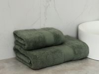 Полотенце махровое Лорд/Lordy, зеленое