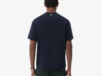Мужская футболка из хлопкового джерси с принтом и акцентной вышивкой Lacoste