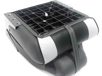 Кресло складное мягкое Premium Designer High Back Seat (серый/чёрный)