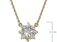 Колье из желтого золота э0312кл07163700