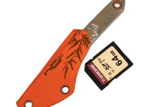 Нож киридаши Tiger (Тигр) N.C.Custom, сталь AUS-8, bead blast