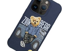 Чехол-накладка Zuck Bear San Francisco Fortune Kapak - Bay Area Player для Apple iPhone 15 Pro искусcтвенная кожа (синий)