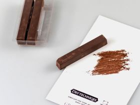 Набор сангина темная Малевичъ, квадратные мелки, 3 шт