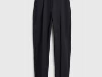Зауженные прямые брюки, Черный