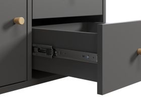 Стеллаж Кейн 3-75x149 Графитовый