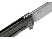 Складной нож LionSteel MT01 GY, сталь M390, рукоять Grey titanium