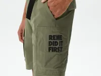 Мужские шорты Lacoste из смеси хлопка и льна