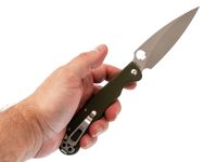 Складной нож Daggerr Sting XL beadblast, сталь VG-10, рукоять Olive G10