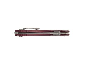 Складной нож Microtech Amphibian 137RL-10APFLMR, сталь M390MK, рукоять алюминий, бордовый
