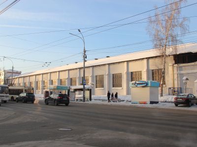 Корпус бывших механических мастерских ТПИ, первое промышленное предприятие Томска - машиностроя