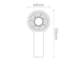 Вентилятор ручной Xiaomi Qualitell (ZSC230613) (белый)