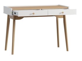 Стол Торвалль-4 110x50 Белый/Натуральный