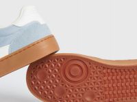 Кеды с обвесами для девочек, Голубой