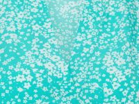 Блузка с коротким рукавом и цветочным принтом