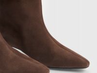 Сапоги из натуральной замши, Коричневый