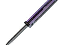 Складной нож Mr.Blade Style blackwashed сталь N690, рукоять Violet Titanium