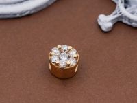 Подвеска из красного золота с бриллиантами э0201пд04152800