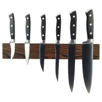 Настенный держатель магнитный для 6 ножей Woodinhome KS001SOB, дуб