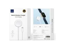 Беспроводное зарядное устройство WiWU M18 Type-C для Apple Watch (серебристый)