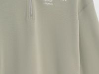 Толстовка с воротником-стойкой на молнии, Желтый