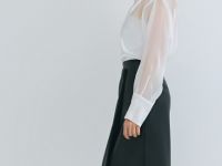 Юбка миди из искусственной кожи, Черный