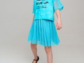 Юбка-легинсы трикотажные для девочек