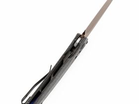 Складной нож Tenable Raven, сталь 14C28N, рукоять микарта, черный