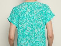 Блузка с коротким рукавом и принтом