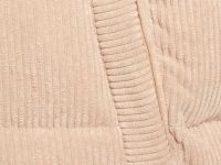 Вельветовая утеплённая куртка для девочек, Бежевый