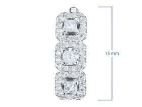 Серьги из белого золота э4712сг02210908