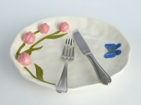 Тарелка Тюльпаны/Tulipani in Fiore II