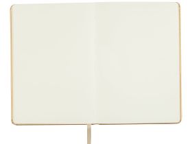 Скетчбук Гамма "Студия" А5 80 л 140 г, золото, твердая обложка, на резинке, слоновая кость