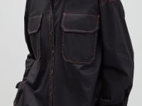 Рубашка силуэта oversize из хлопка