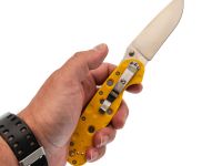 Складной нож Steelclaw "Сырная Крыса ", сталь AUS8, рукоять G-10 желтая