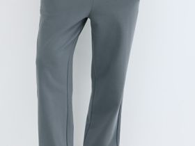 Трикотажные прямые брюки, Серый