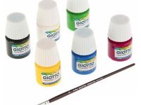 Набор гуаши Fila Giotto Paint pot 6 цв*25 мл в тубах, кисть, картонная упаковка