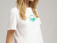 Футболка прямого кроя из хлопкового джерси