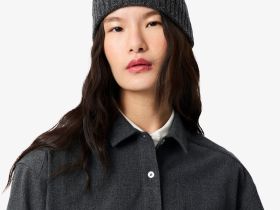 Женская рубашка Lacoste оверсайз