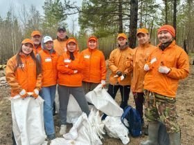 В Якутске волонтеры «Полиметалла» приняли участие в субботнике-плоггинге