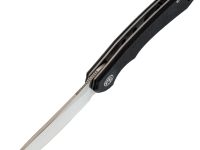 Складной нож Petrified Fish Waterspout, сталь 14C28N, рукоять G10, черный