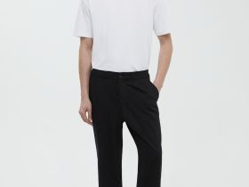 Укороченные брюки широкого кроя