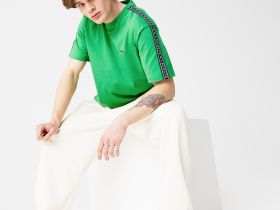 Мужская футболка Lacoste свободной посадки