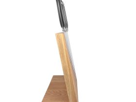 Подставка настольная магнитная для 6 ножей Woodinhome KS002XSON, дуб