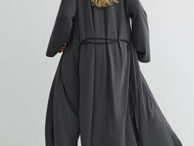 Кимоно из модала, Серый