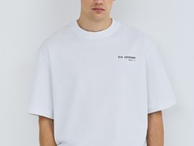 Футболка с текстовым принтом, Белый