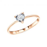 Серебряное кольцо с фианитами